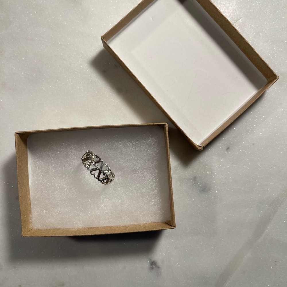 Silver Heart Ring - image 4